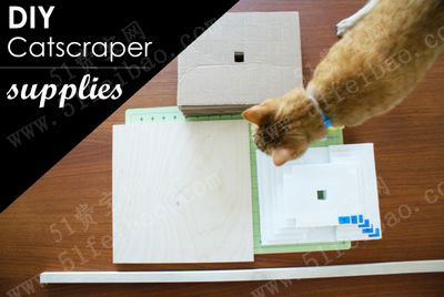 怎么在家自制猫抓柱_DIY猫抓柱教程图解_瓦楞纸板制作猫抓柱生产做法