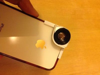 废旧相机怎么利用:自制iphone手机外置镜头