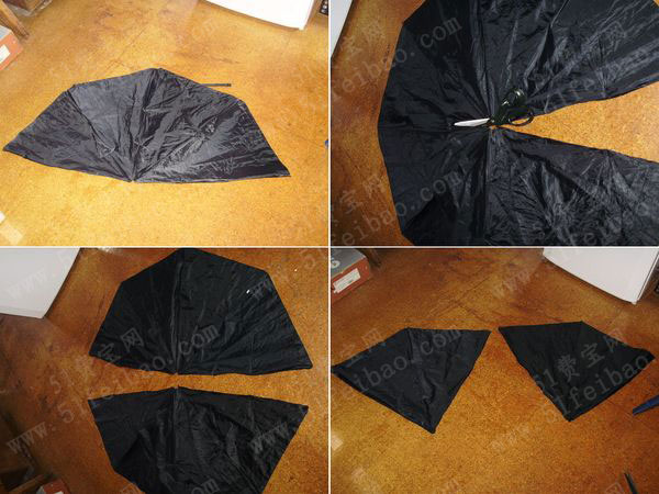 坏掉的雨伞也能变废为宝，我家的各种废雨伞diy包包