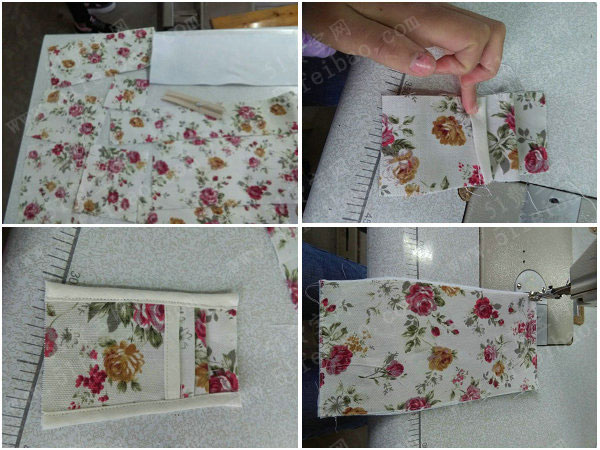 diy女多层卡包自制布艺钱包制作教程