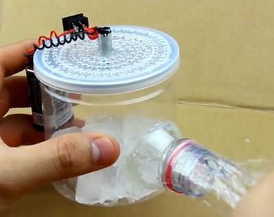 手工DIIY改造简易空调电风扇