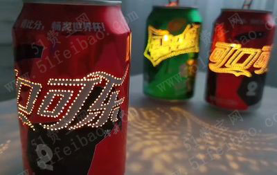 易拉罐改造 做个DIY发光字夜灯