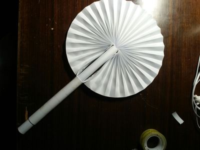 A4纸自制可收缩复古团扇DIY详解
