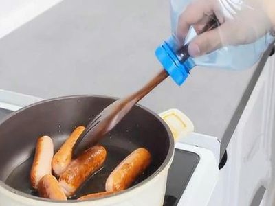 DIY炒菜煎炸防油溅手部保护神器
