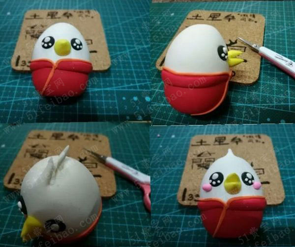 2017鸡年吉祥物粘土小萌鸡的做法