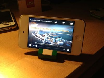 DIY乐高积木手机底座支架
