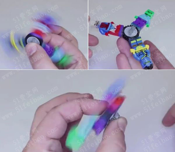 改造旧玩具DIY乐高指尖陀螺方法