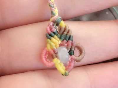 编绳创意，简单的项链绳尾编织方法