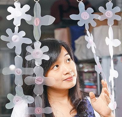 怎么利用L型文件夹做diy创意门帘和窗帘