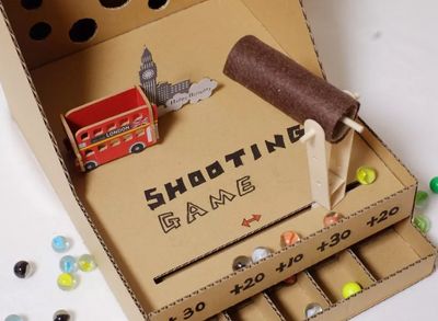 DIY益智射击玩具弹指之间游戏盒