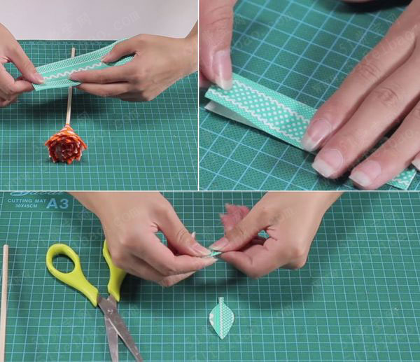 如何製作DIY美紋帶手工玫瑰花