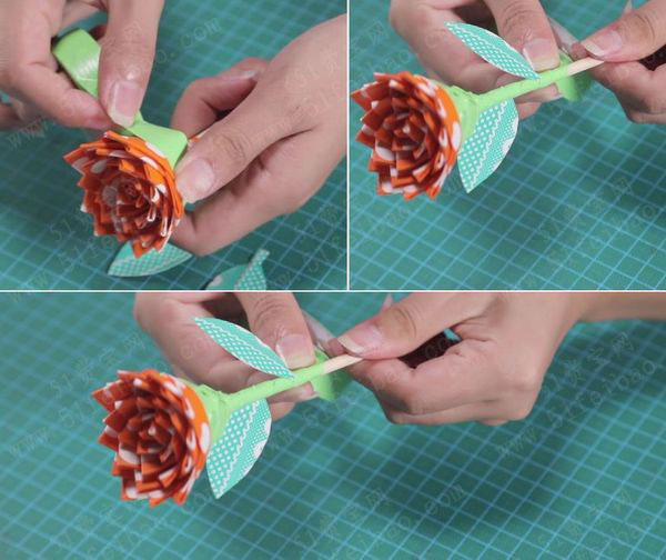 如何製作DIY美紋帶手工玫瑰花