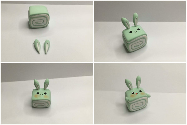 动手作diy动物黏土食品的做法过程