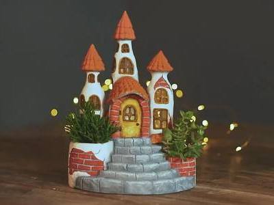 制作微型童话屋教程，怎么做LED城堡