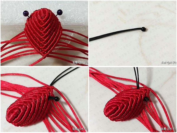 怎么做手工编绳，用绳子编一个运财小老鼠挂件