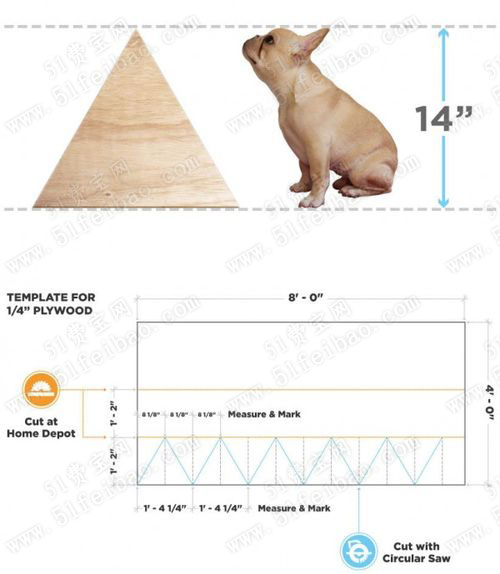 木工爱好者创意几何狗窝制作教程