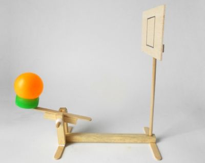 力学小模型玩具:杠杆原理投篮器