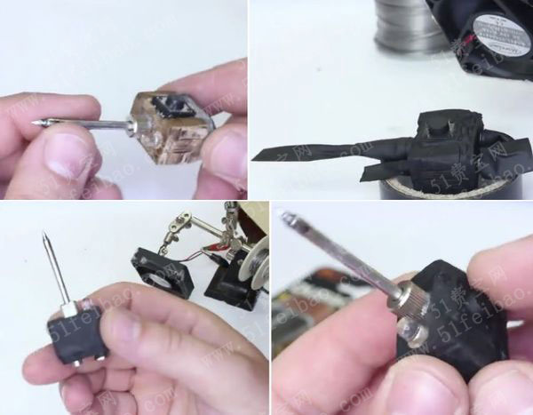 怎么做diy超迷你口袋电烙铁做法