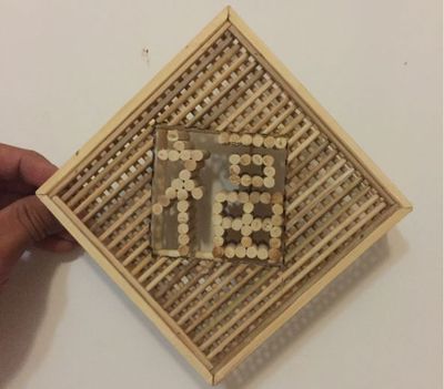 一次性筷子DIY新年纳福寓意小摆件