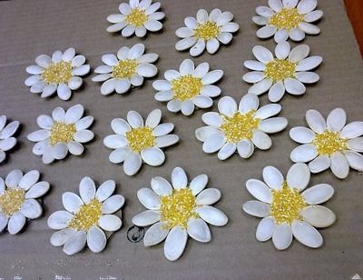 南瓜籽做小朋友手工作品菊花教程