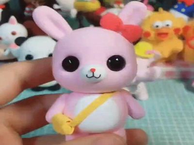 幼儿园粘土小手工,DIY粉粉哒的胖小
