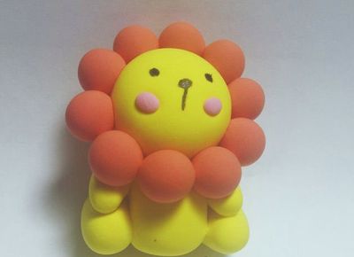怎样做粘土Q版可爱狮子王泥偶教程