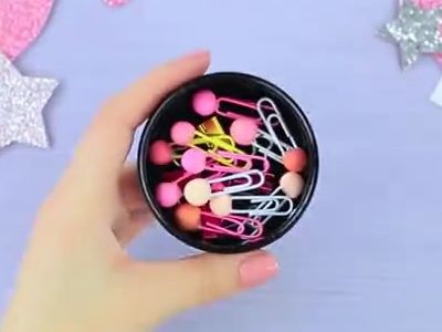 自制全套可爱的小球回形针书签