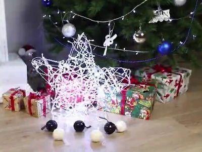 DIY五角星圣诞节LED灯饰制作图解教程
