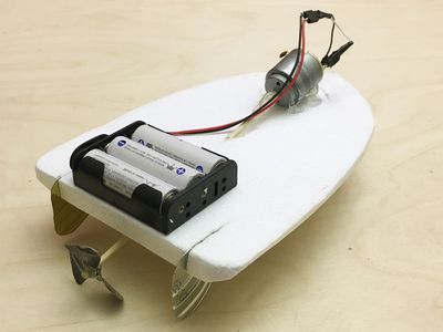 自制电动玩具船制作详解