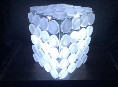 制作DIY瓶盖LED外置灯罩教学