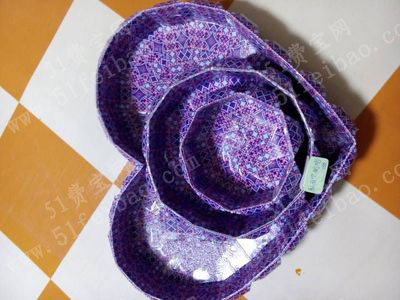 旧扑克创意利用变心形美丽折纸收纳盒制作全过