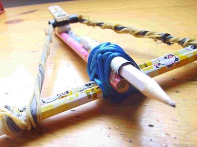 玩具铅笔弩箭的制作方法图解