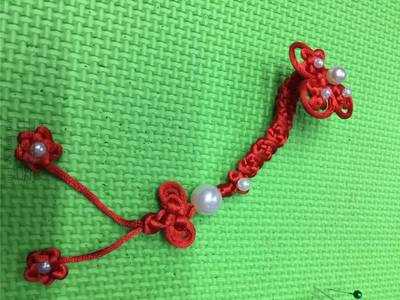 中国结DIY，传统红绳如意的编织教学