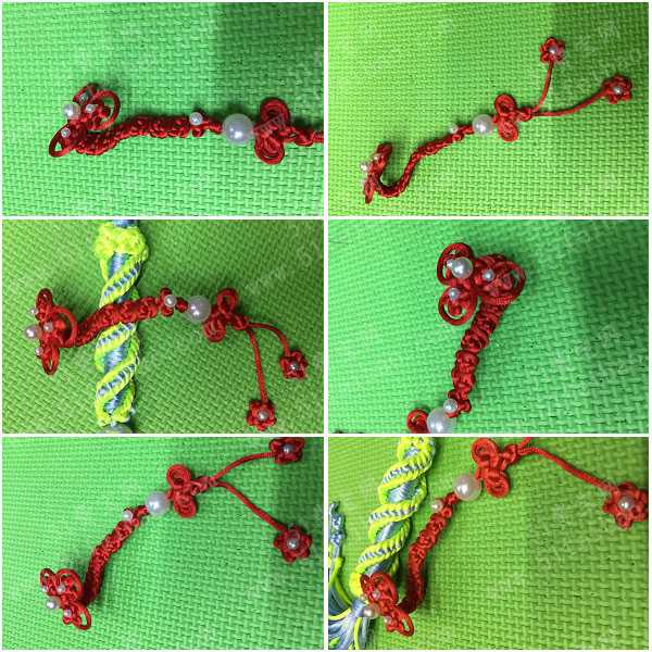 中国结DIY，传统红绳如意的编织教学