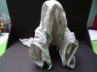 旧衣服DIY黑暗发光幽灵万圣节摆设