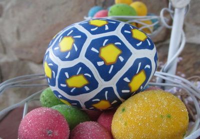 使用软陶手工制作复活节缤纷彩蛋教程
