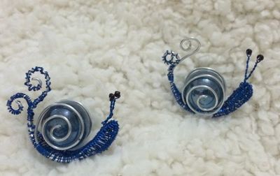 金属丝diy手编绕线小蜗牛教程