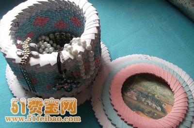 三角插方法diy组合圆筒收纳盒