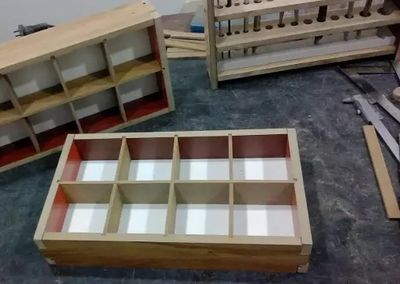 边角料木板DIY家用收纳盒收纳架