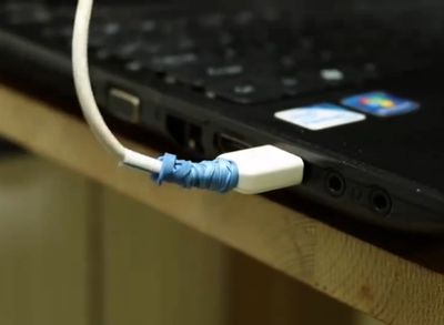 怎么利用旧吸管保护手机数据线