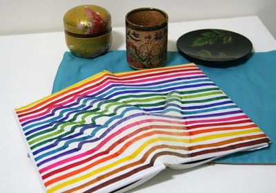 自己动手做立体感荧光笔记本封面