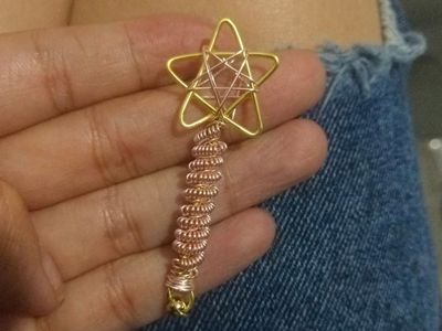 金属丝编织教程,DIY星星仙女棒手工