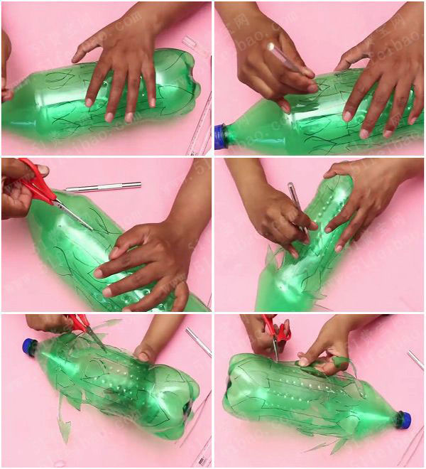如何使用塑料瓶手工制作花瓶