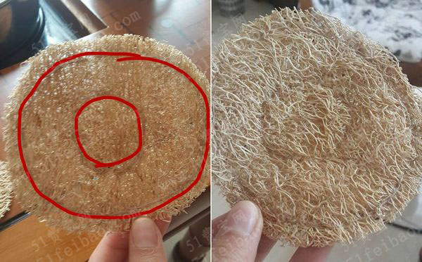如何使用丝瓜络手工制作传统瓜瓤杯垫