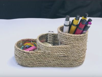 柔美软陶宫粉玫瑰花头饰diy教程 - 废物利用手工diy小