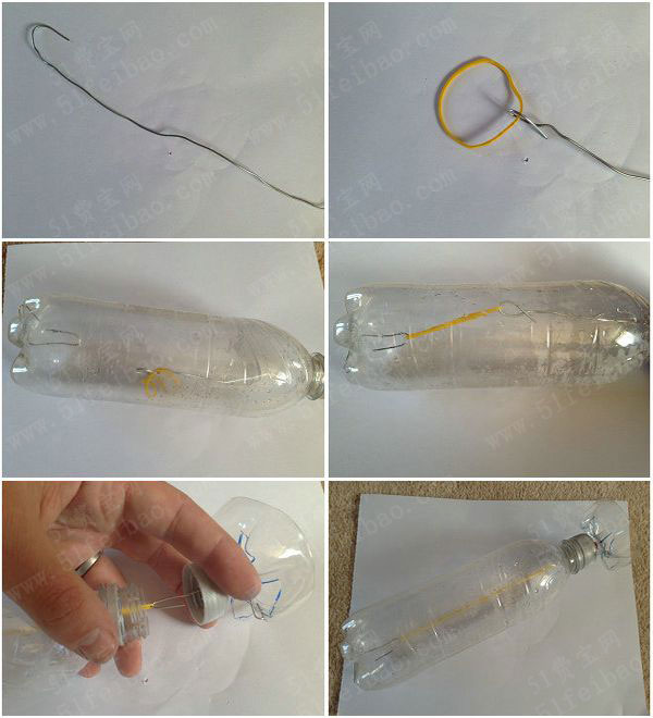 变废为宝使用饮料瓶diy玩具潜水艇 废物利用手工diy小制作 51费宝