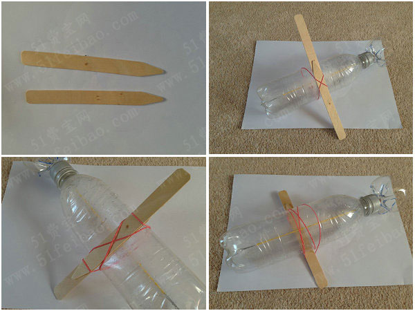 变废为宝使用饮料瓶diy玩具潜水艇 - 废物利用手工diy