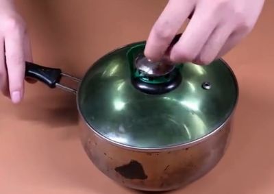 废油桶拉手做锅盖防烫提手教学