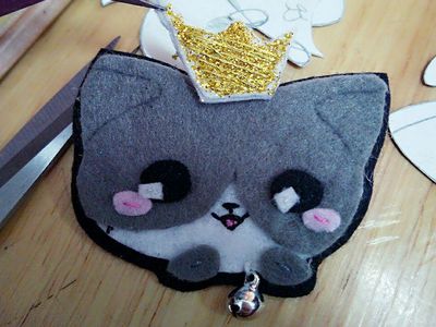 不织布艺手工制作,DIY萌萌猫咪小朋