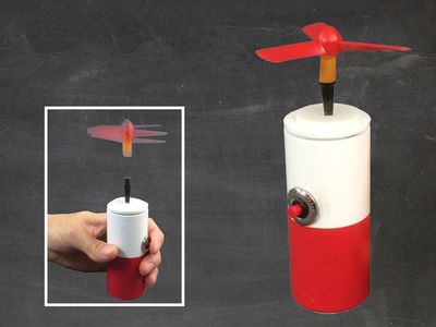 自制升级版电动竹蜻蜓DIY图解教程
